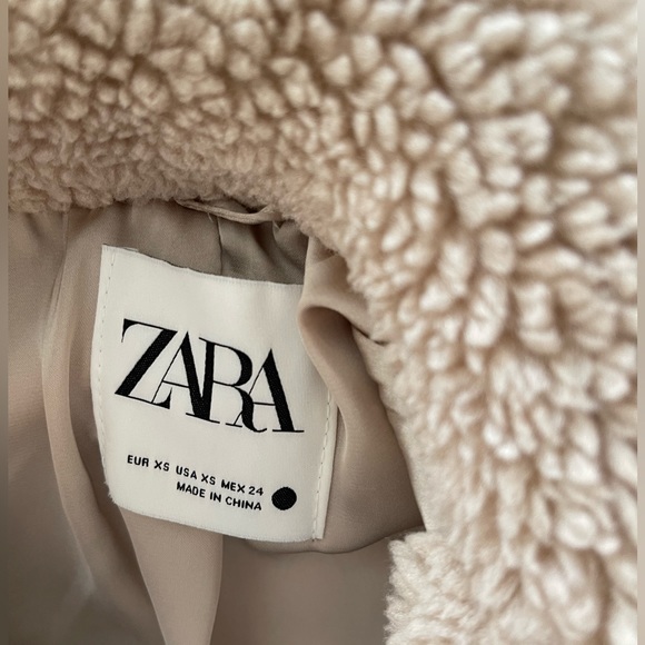 Zara Women Teddy Jacket - Picture 3 of 4